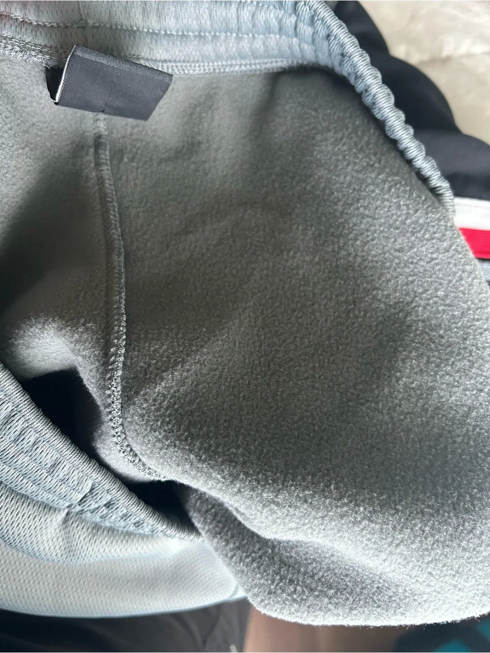 Nike Dri fit Grey and Black Joggers with Red Accent. New w/o tags. Youth XL.